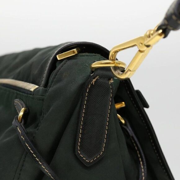 PRADA Shoulder Bag Nylon Khaki - Picture 6 of 15